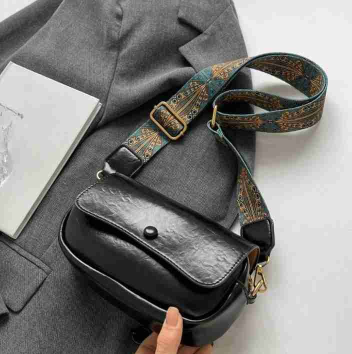 Design Korea Sling Bag HaveGlam Black Sling Bag Trendy Korean