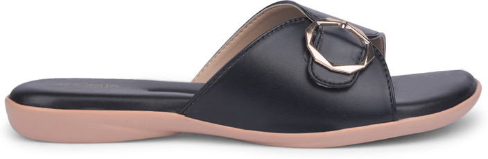 LIBERTY Women Senorita by Liberty MK-238E Black Slippers Slippers