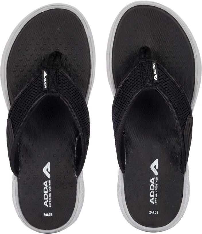 Adda Slippers For Men Price ADDA MATRIX BLACK Men's Slipper