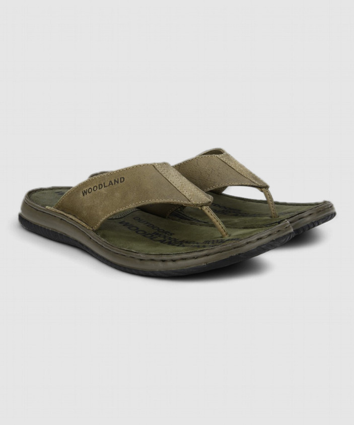 Flip Flops Chappal Woodland WOODLAND Men Leather Slippers Buy