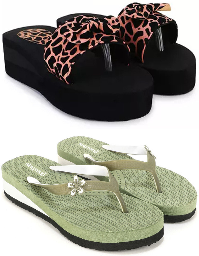 Meesho Pairox Glitter Slippers For Girls Skytrap Women Stylish