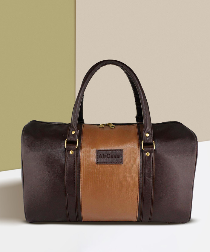 Flipkart Small Leather Duffel AirCase C51 Unisex Vegan Leather 20