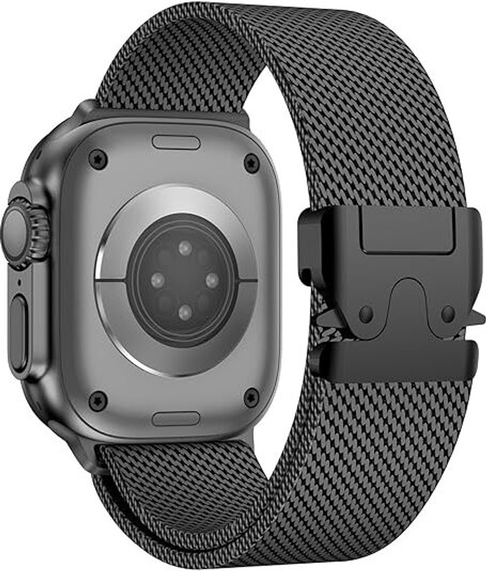 44mm Iwatch Offers Milanese Magnetic Metal Loop Strap Black For