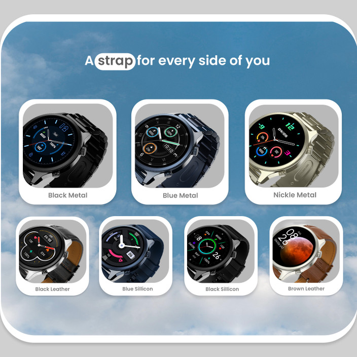 Noise Evolve AMOLED Always On Display with Premium Design  Bluetooth Calling Smartwatch