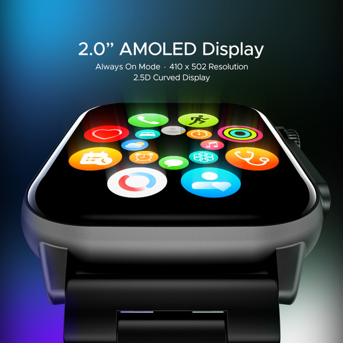 boAt Wave Vivid w/ AMOLED Display, BT Calling