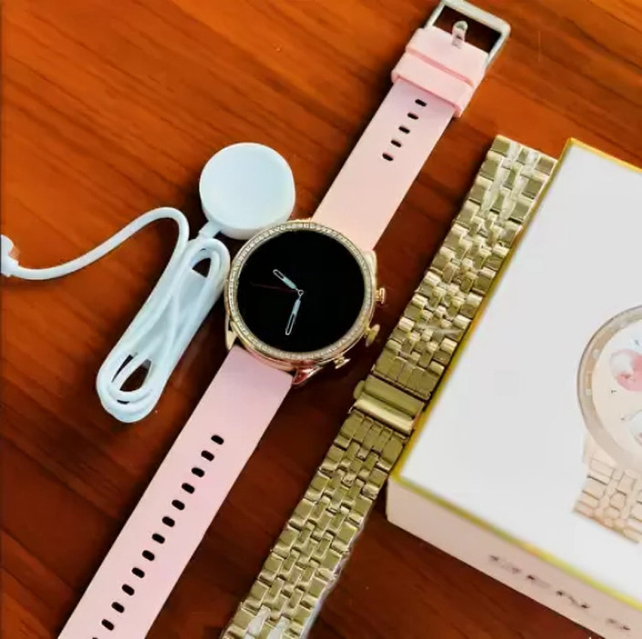 Rose Gold Fossil Gen Smartwatch Texting Ss Techno Fossil