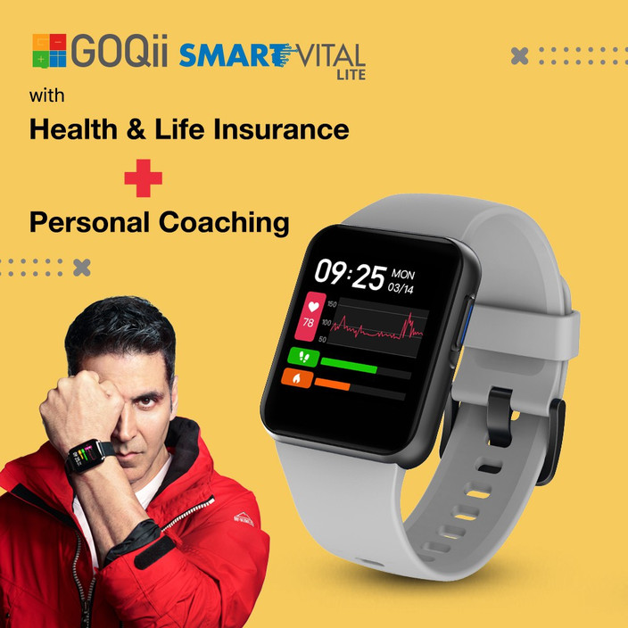 Goqii Smart Vital Lite Buy GOQii Vital Lite Months Health Coaching