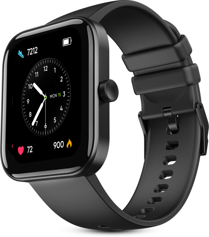 Mivi Model E with Display, 7-Day Battery Life Spo2, Heart Rate  Smartwatch