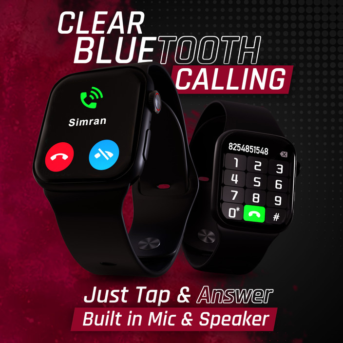 Hammer Pulse Ace Bluetooth Calling with Multiple sports mode  Smartwatch
