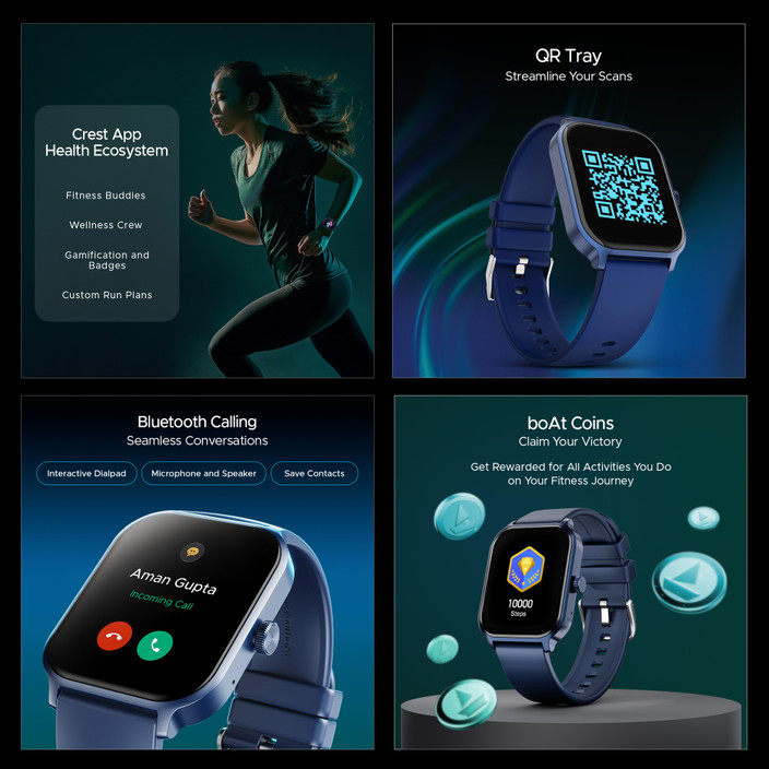 Heart Rate Boat Pro Gear Band Smartwatch Boat Progear Smart Band