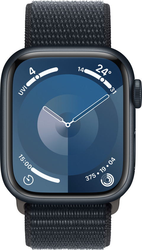 Apple Watch Series 9 GPS 41mm Midnight Aluminium Case with