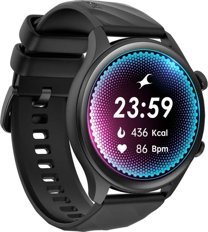 Fastrack Vivid Pro AMOLED Display with AOD(466x466),Functional  Crown,BT Calling Smartwatch