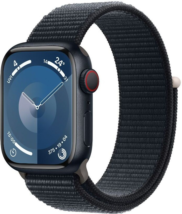 Apple Watch Series 9 GPS + Cellular 41mm Midnight Case