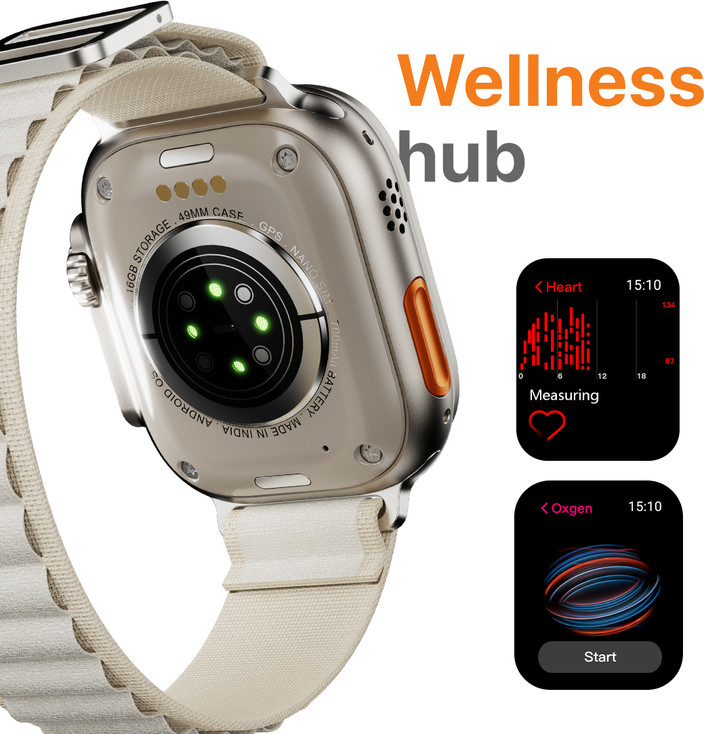 Wrist Top 10 Android Smart Watch Fire-Boltt Oracle WristPhone 4G