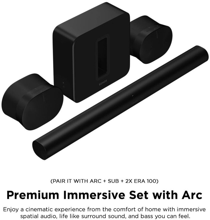 Dolby Atmos Sonos Playbar Arc Hdmi Sonos Surround Sound Sonos Arc