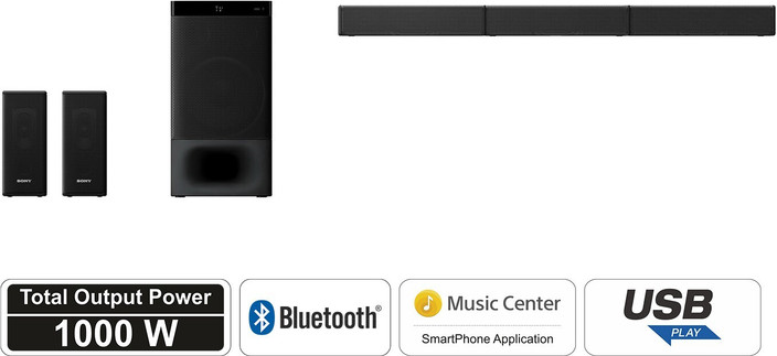 Sony Sound Bar 1000 Watts Price SONY HT-S500RF Home Theatre With