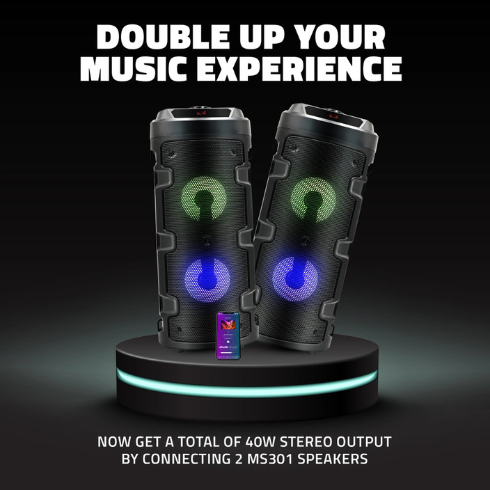 Buy artis MS301 Wireless Bluetooth Portable Party Speaker 20 W