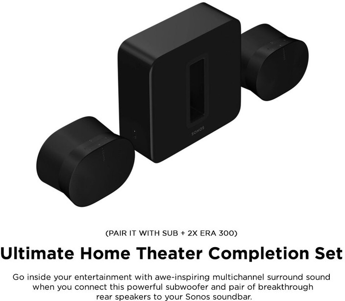 Subwoofer Speaker Sonos Playbar Plus Sub Surround Sound Sonos Play