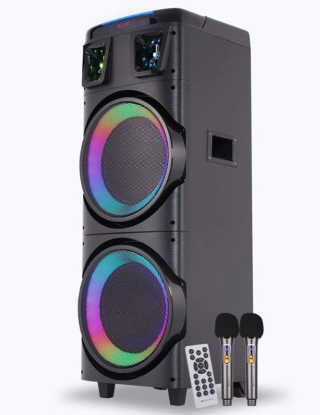 ZEBRONICS ZEB-BUDDY 400 TWS,Voice Changing Wireless MIC,Upto 3h Backup,RGB  LED Lights 220 W Bluetooth Party Speaker