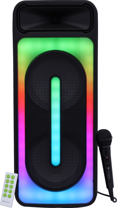 ZEBRONICS THUMP 450, BT USB, mSD, AUX, TWS, RGB LED,10h* Backup 40 W  Bluetooth Home Audio Speaker