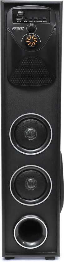 Buy FINE Shooter Tower Multimedia Speaker with Bluetooth, USB, FM