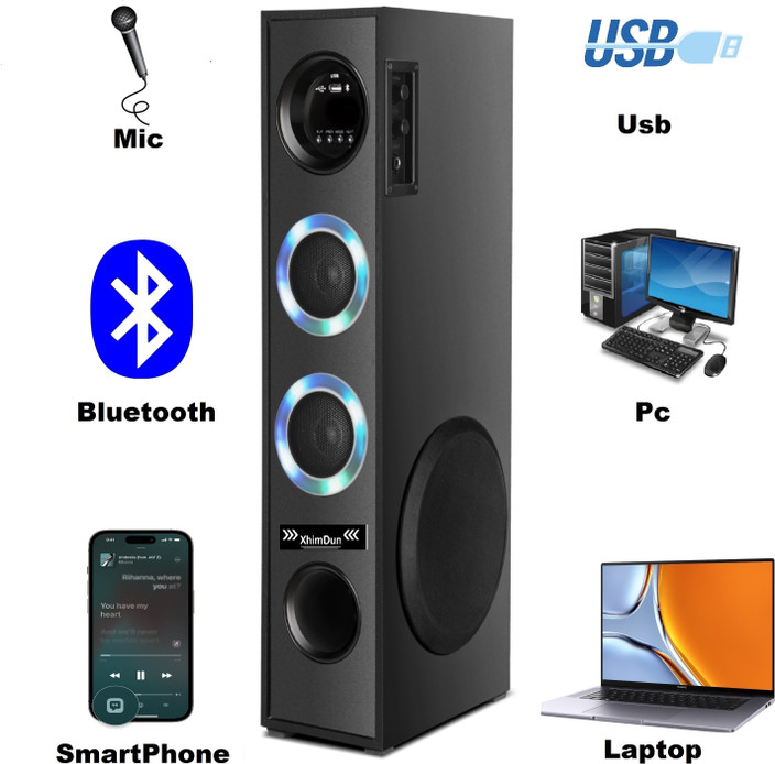 Flipkart Bluetooth Speakers 100 100 Watt Sound Box Flipkart - Main Image