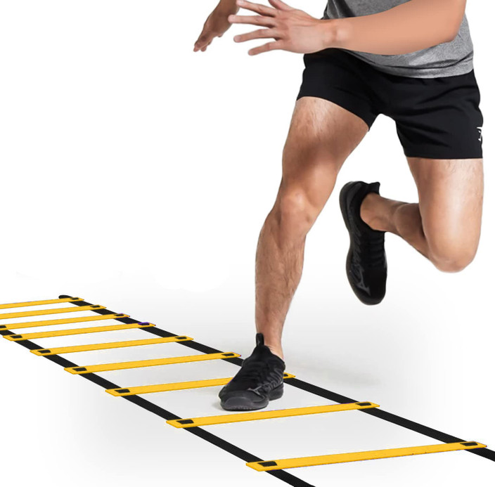 VICTORY Adjustable 12 Meter 25 Rungs Speed Ladder For