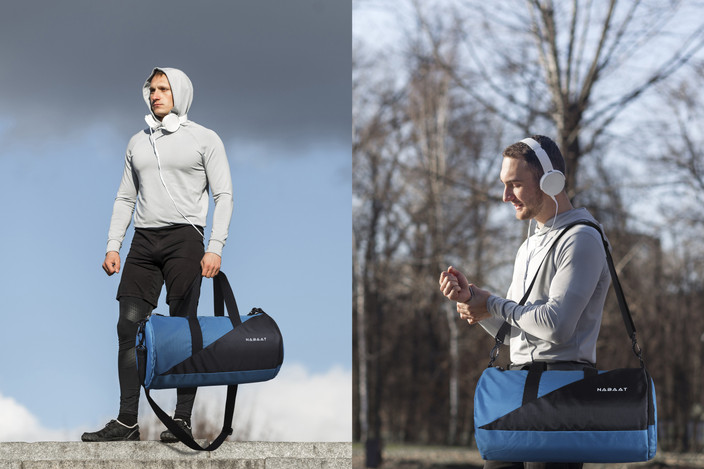 Nabaat Polyester Duffle Gym Bag for Men and Women with