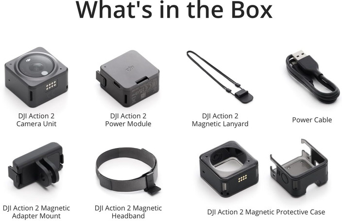 dji Action 2 Power Combo (128 GB) Sports and Action Camera dji Action 2 Power Combo (128 GB) Sports and Action Camera