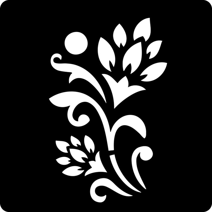 simple stencil design for painting