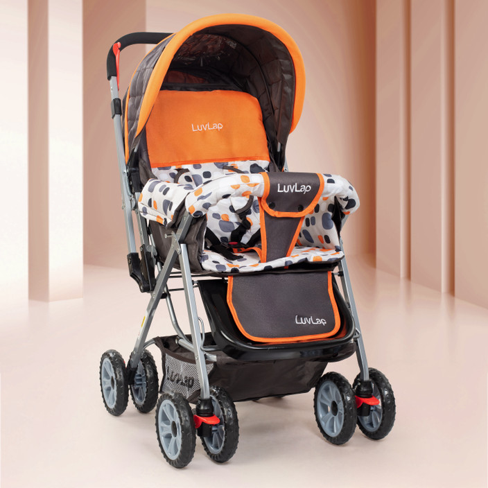 LuvLap Sunshine Stroller/Pram, Easy Fold, for Newborn Baby/Kids,