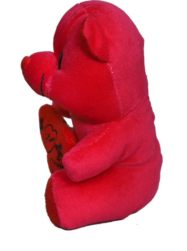 Kiddy Cute Teddy Bear with Heart , 14 CM - 14 cm - Cute