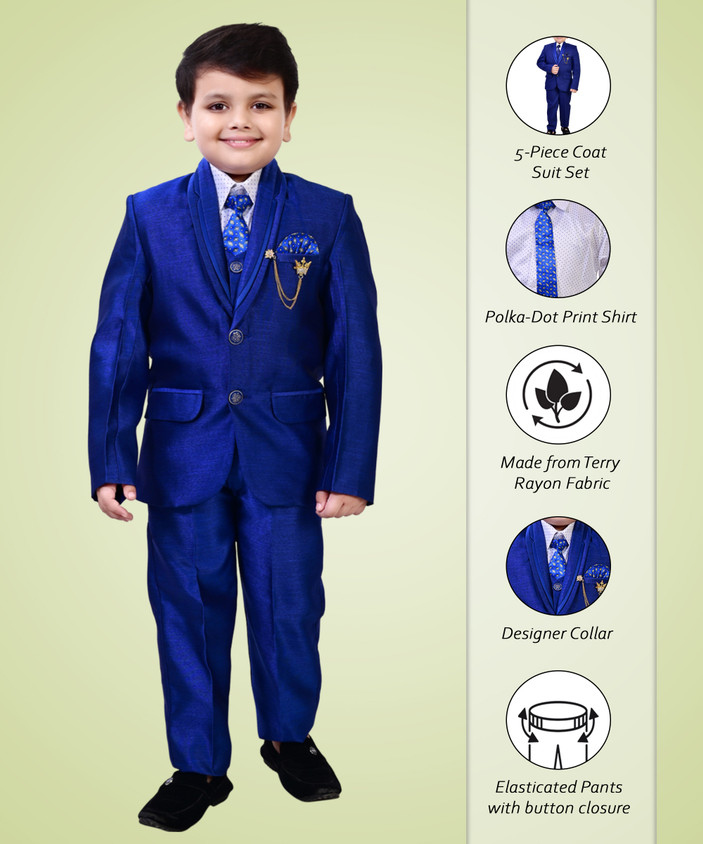 12 Year Boy Blazer BT DEZINES Piece Coat Suit Set: Shirt Pants
