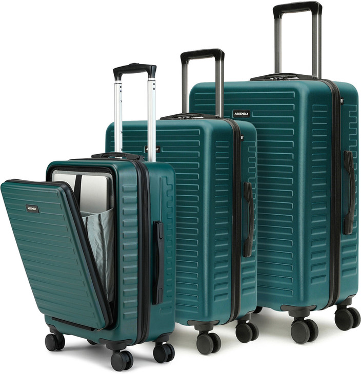 Assembly Trolley Bag Combo Set-Cabin Trolley,Medium Large