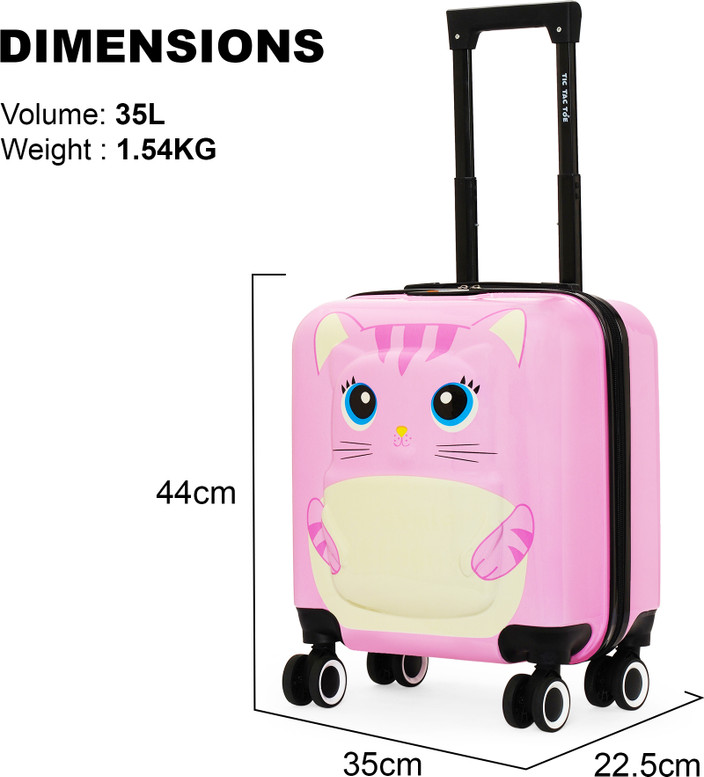 Hand Luggage Little Girl Suitcases NASHER MILES Tic Tac Toe