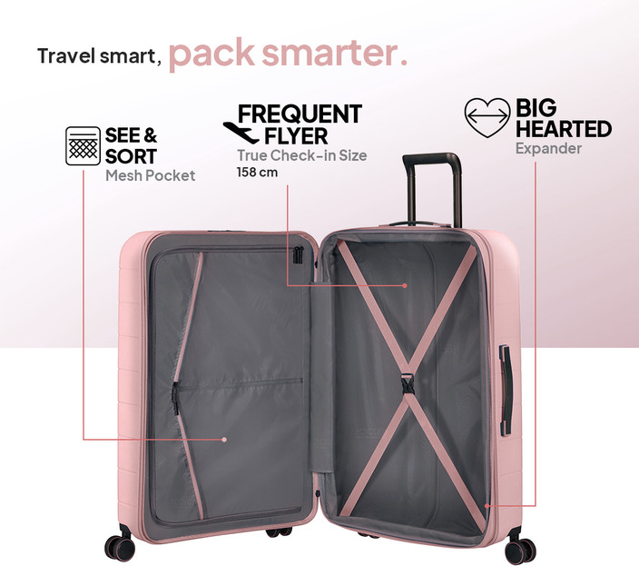 AMERICAN TOURISTER Spinner 67 cm Hardsided Pink Medium Check-In