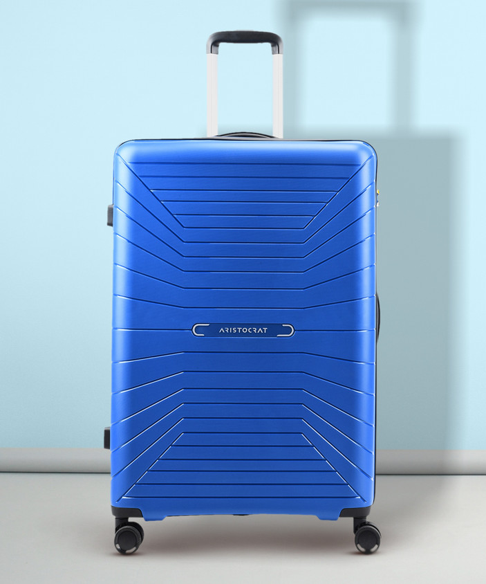 Trolley Suitcase Low Price Luggage Safari Brooklyn Printed Blue