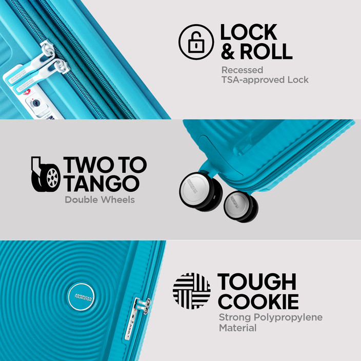 Tourister Soundbox American Tourister Double Zipper AMERICAN