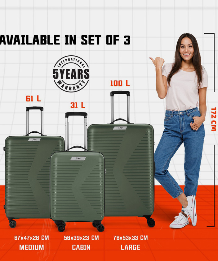 Large Suitcase Best Suitcases On The Market SKYBAGS Beat Pro 3P