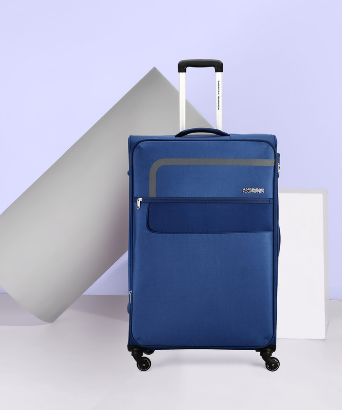 AMERICAN TOURISTER GENEVA SPINNER 79CM BLUE Expandable Check-in