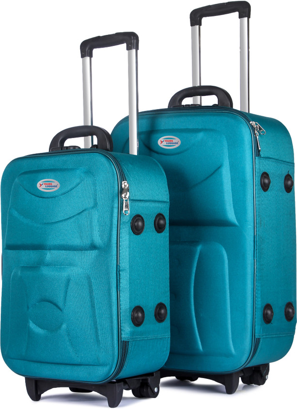 Yours Luggage Soft Sided Ergonomic Polyester Carry On Wheel