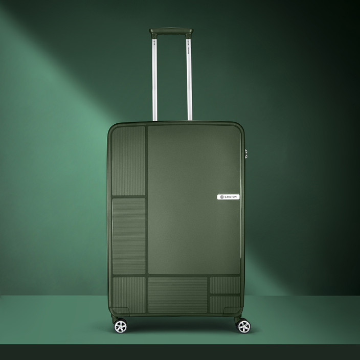 CARLTON Globetrotter Premium Hard-Sided Trolley Bag with Metallic