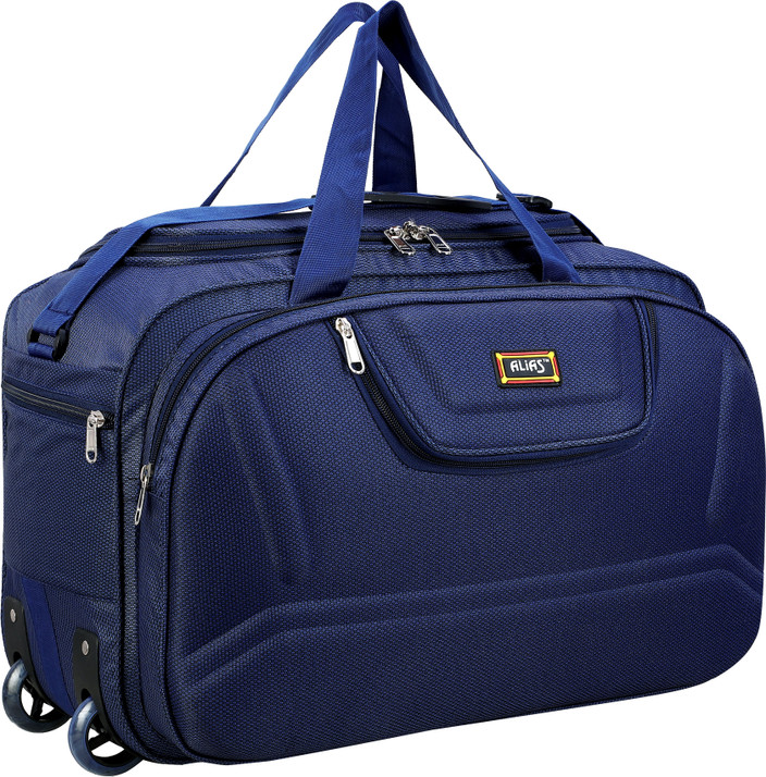 alias Travel Duffel Weekender Bag with Wheels and Adjustable