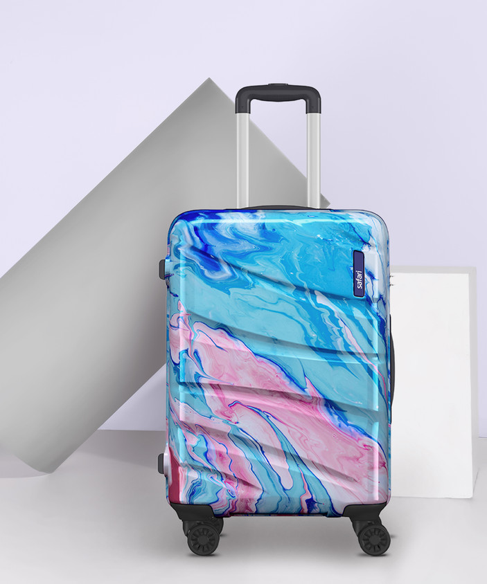 Hard Trolley Skybag Trolley Bag Blue Unisex Sky Blue Fashion Hard