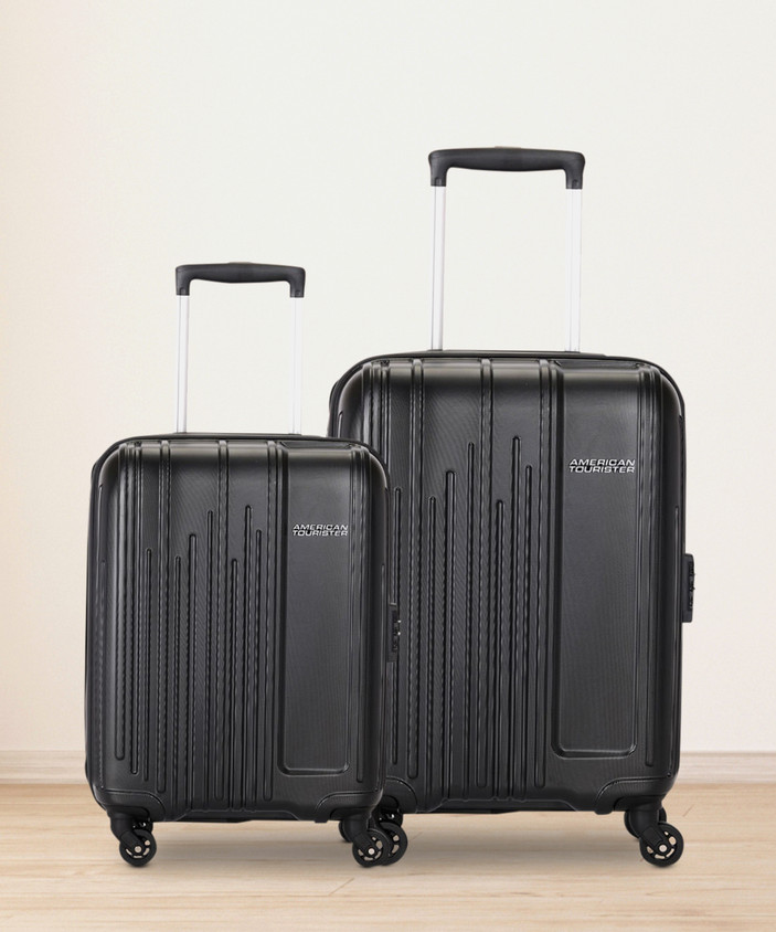 AMERICAN TOURISTER AMT SP 2P(55+68) BLAK Cabin Check-in Set