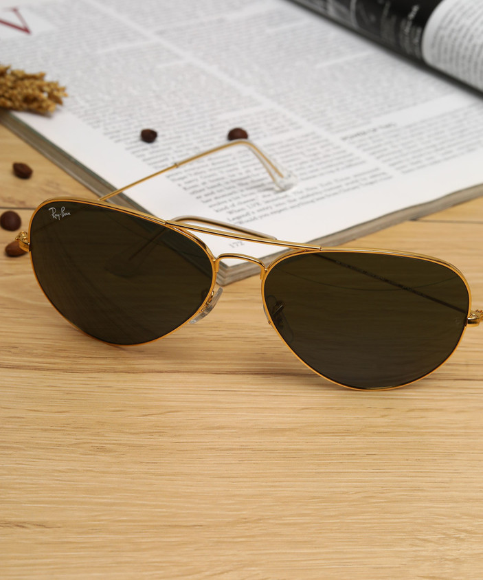 Eyewear Ray Ban Aviator Gold Frame Brown Lens Buy Ray-Ban Aviator