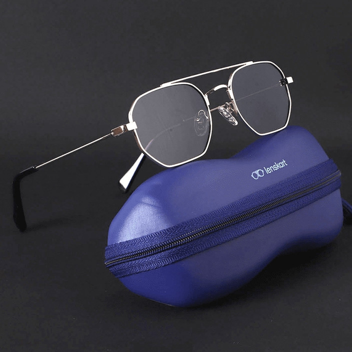 VINCENT CHASE by Lenskart Retro Square Sunglasses