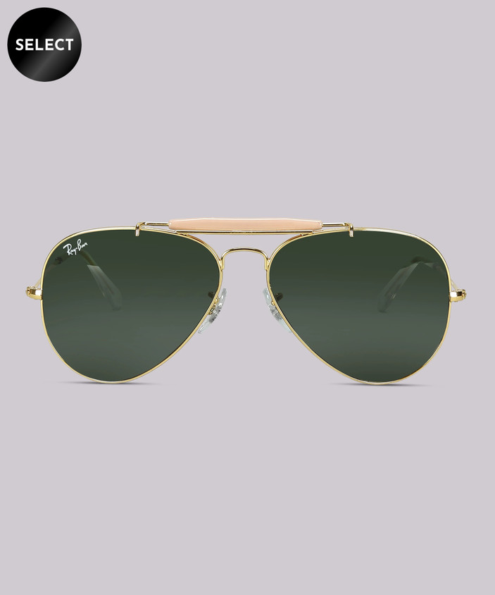 Buy Ray-Ban Round Sunglasses Green For Men Online Best Prices in