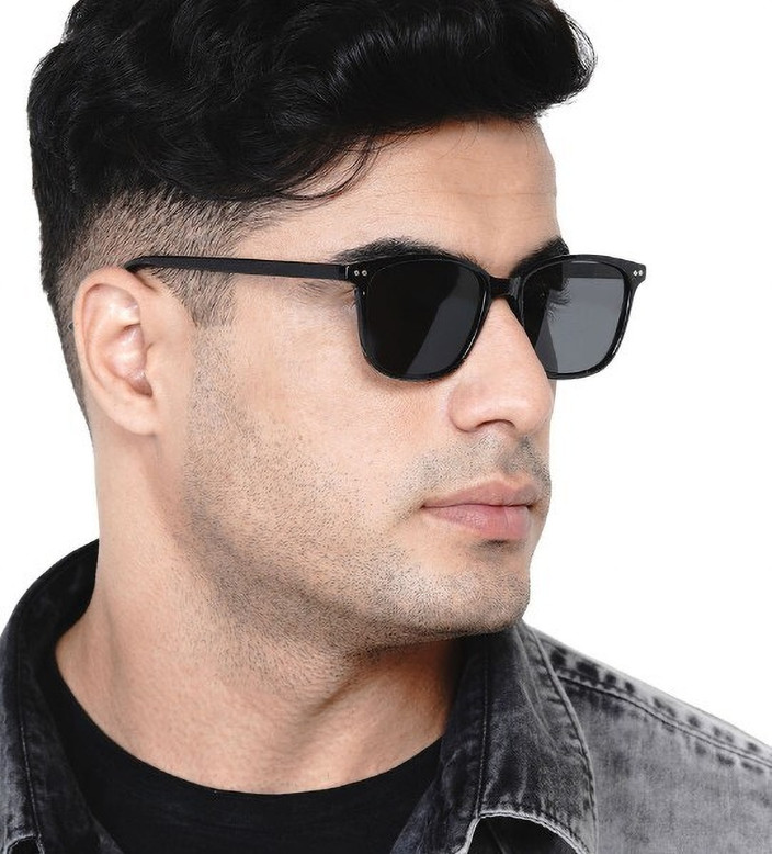 Buy Zeemork Retro Square Sunglasses Black For Men Women Online