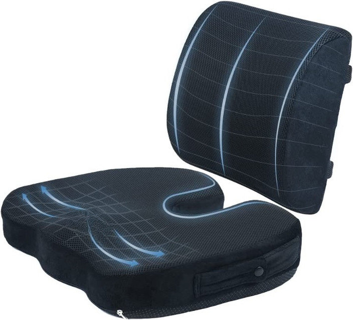Office Chair Seat Cushion For Spine Alignment Buy Sleepsia Lumbar